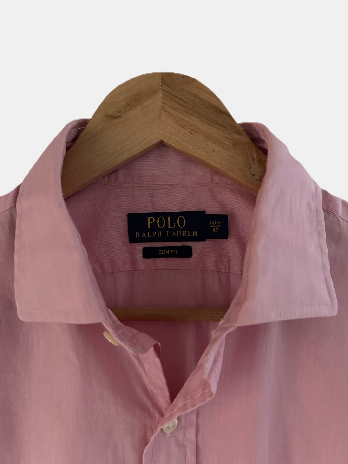 Ralph Lauren Chemise Slim Fit Rose taille L
