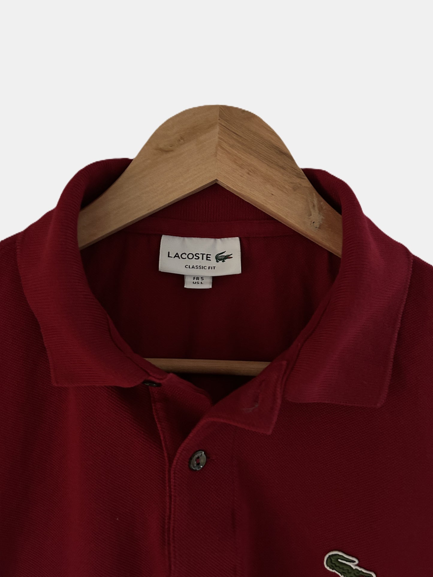 Lacoste Polo Classic Bordeaux T.L