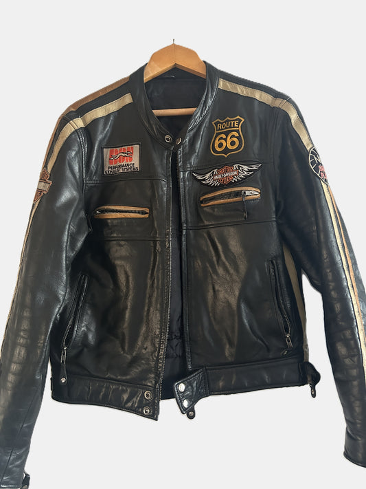 Harley Davidson Veste en cuir Motard T.S