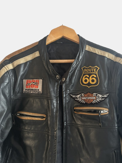 Harley Davidson Veste en cuir Motard T.S