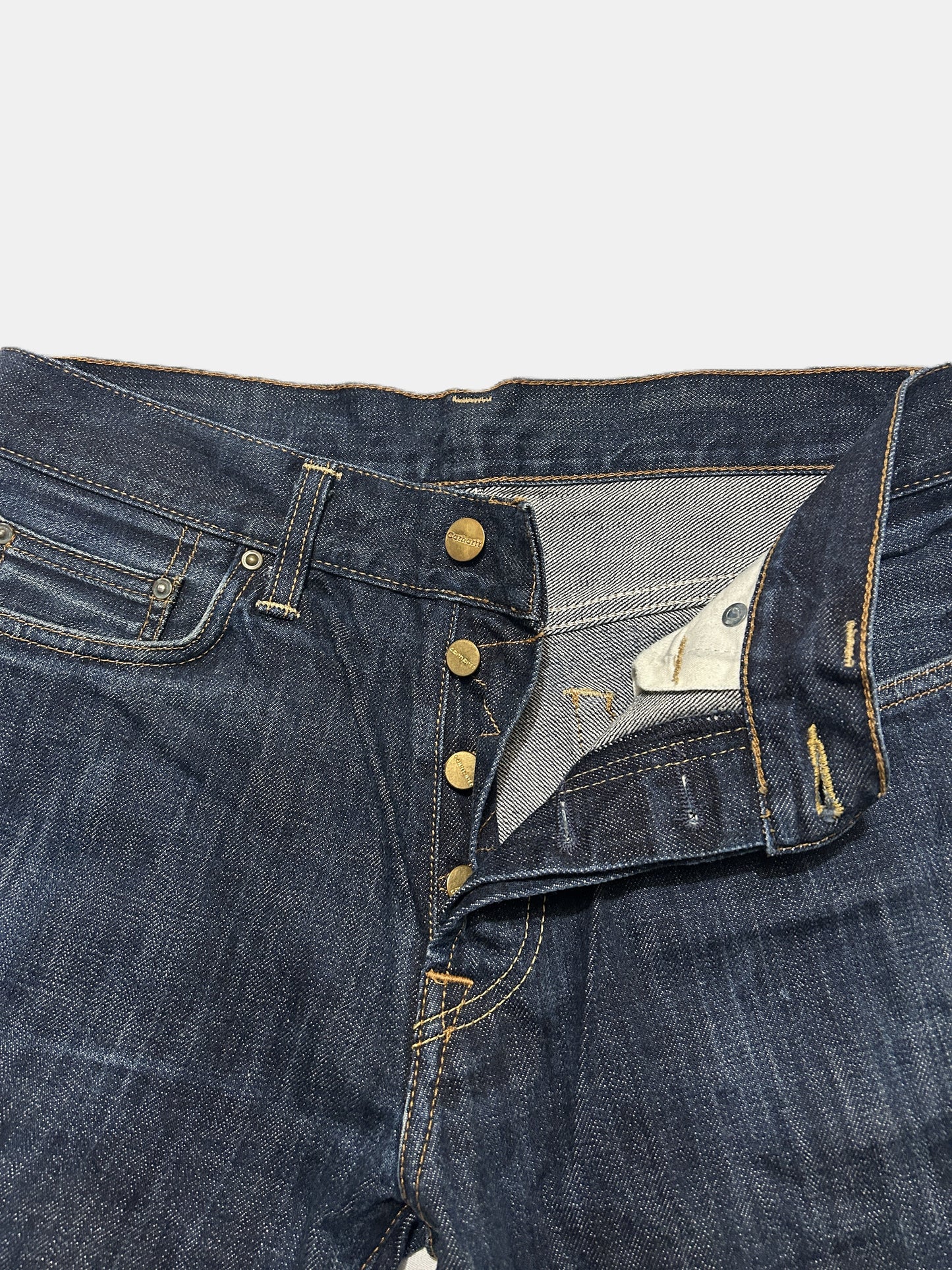 Jean homme Carhartt Klondike droit bleu 30x34