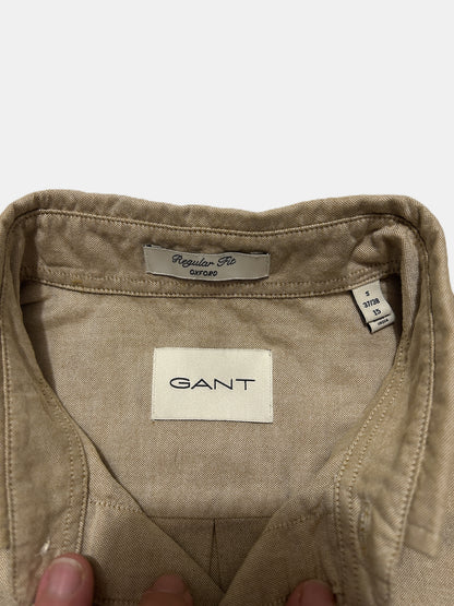 Gant Chemise homme regular fit beige T.S