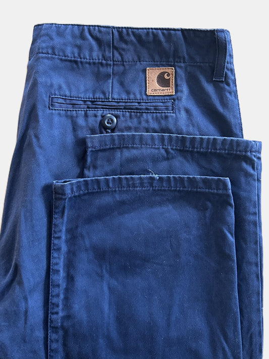 Carhartt Pantalon Chino 38/32 Bleu
